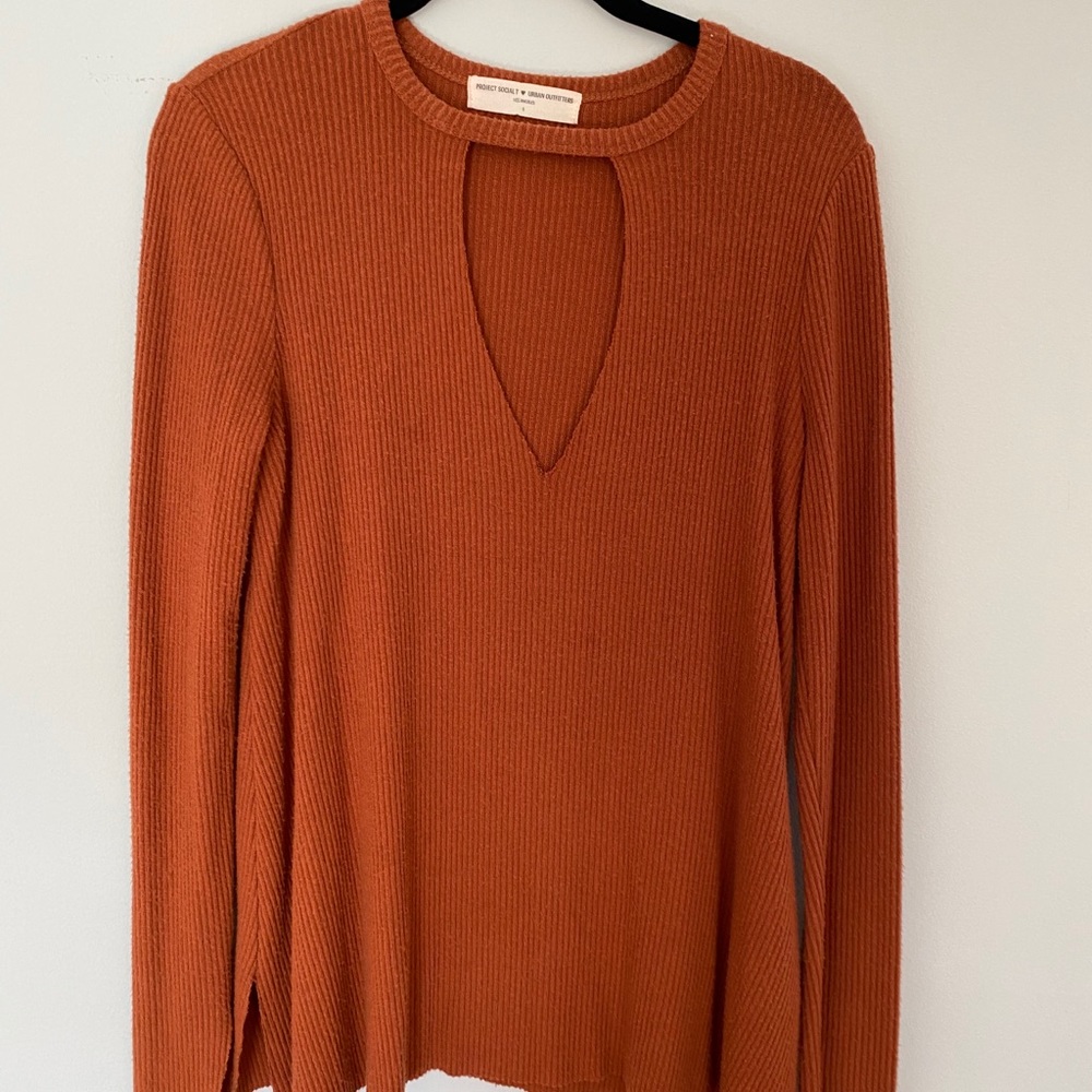 Urban Outfitters Burnt Orange Long Sleeve